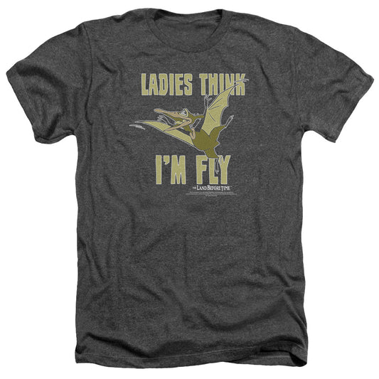 LAND BEFORE TIME : I'M FLY ADULT HEATHER Charcoal LG