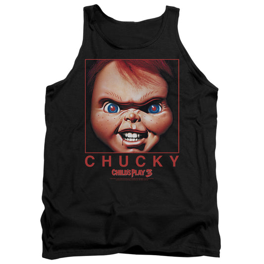 CHILD'S PLAY 3 : CHUCKY SQUARED ADULT TANK Black MD