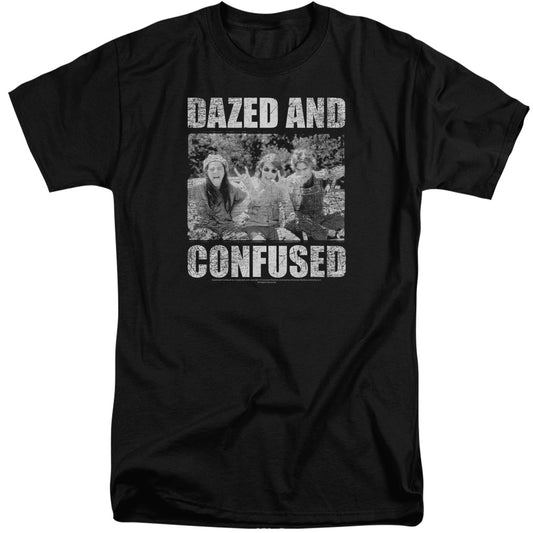 DAZED AND CONFUSED : ROCK ON S\S ADULT TALL BLACK 2X