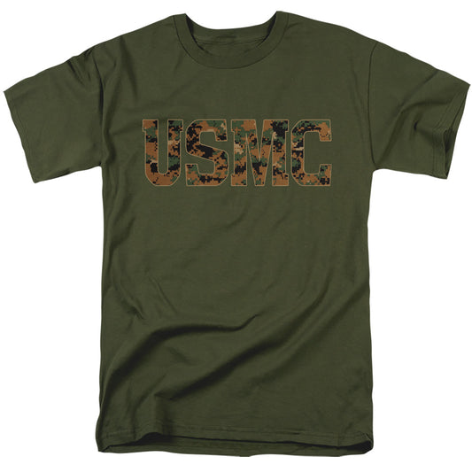 US MARINE CORPS : USMC CAMO FILL S\S ADULT 18\1 Military Green MD