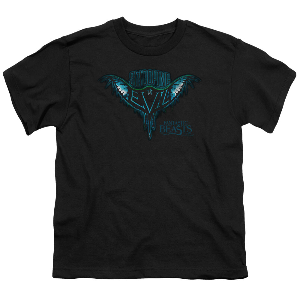 FANTASTIC BEASTS : SWOOPING EVIL S\S YOUTH 18\1 Black XL
