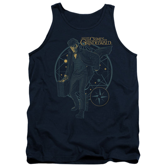 FANTASTIC BEASTS 2 : SUITCASE ADULT TANK Navy 2X