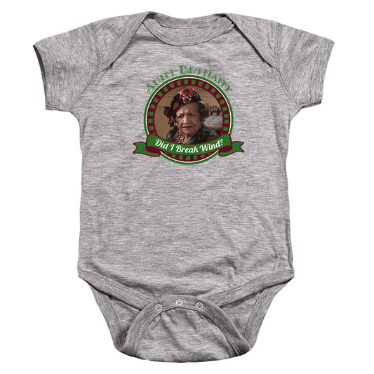 CHRISTMAS VACATION : BREAK WIND INFANT SNAPSUIT Athletic Heather SM (6 Mo)