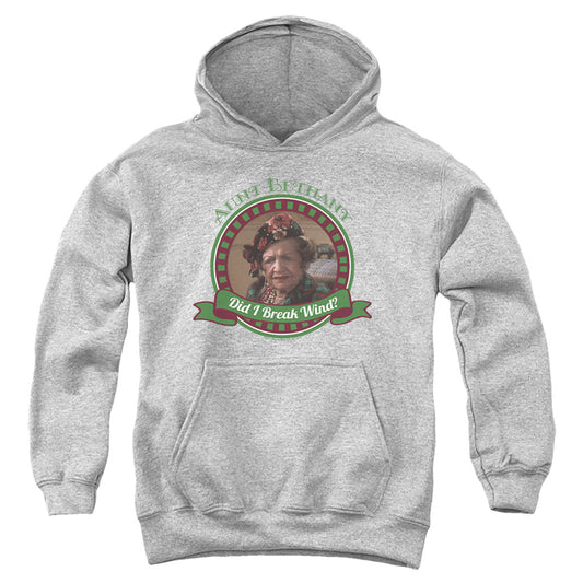 CHRISTMAS VACATION : BREAK WIND YOUTH PULL OVER HOODIE Athletic Heather LG