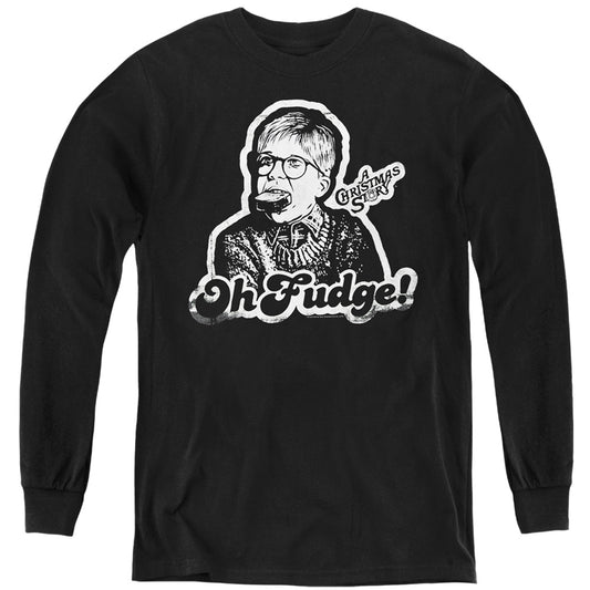 A CHRISTMAS STORY : OH FUDGE AGAIN L\S YOUTH Black LG