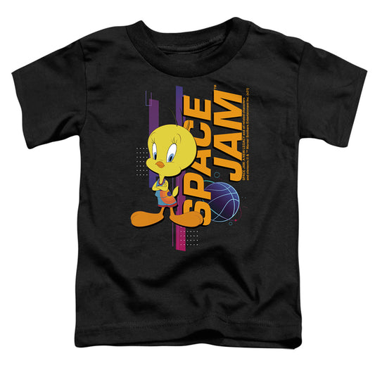 SPACE JAM : A NEW LEGACY : TWEETY STANDING S\S TODDLER TEE Black LG (4T)