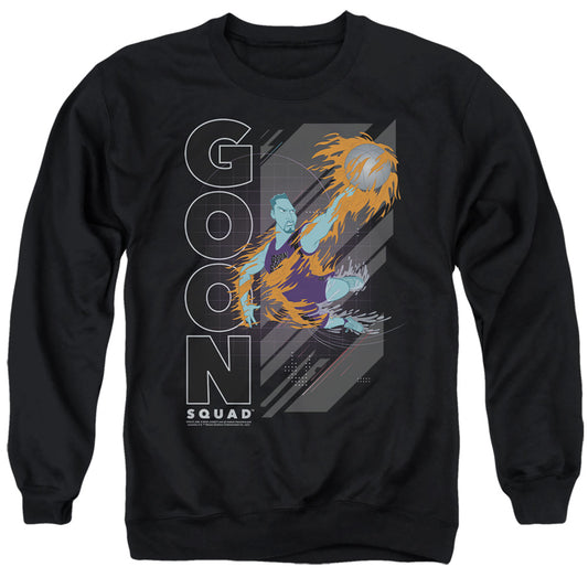SPACE JAM : A NEW LEGACY : WET FIRE ADULT CREW SWEAT Black 2X