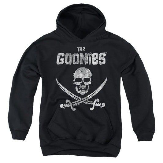 THE GOONIES : FLAG 1 YOUTH PULL OVER HOODIE Black LG