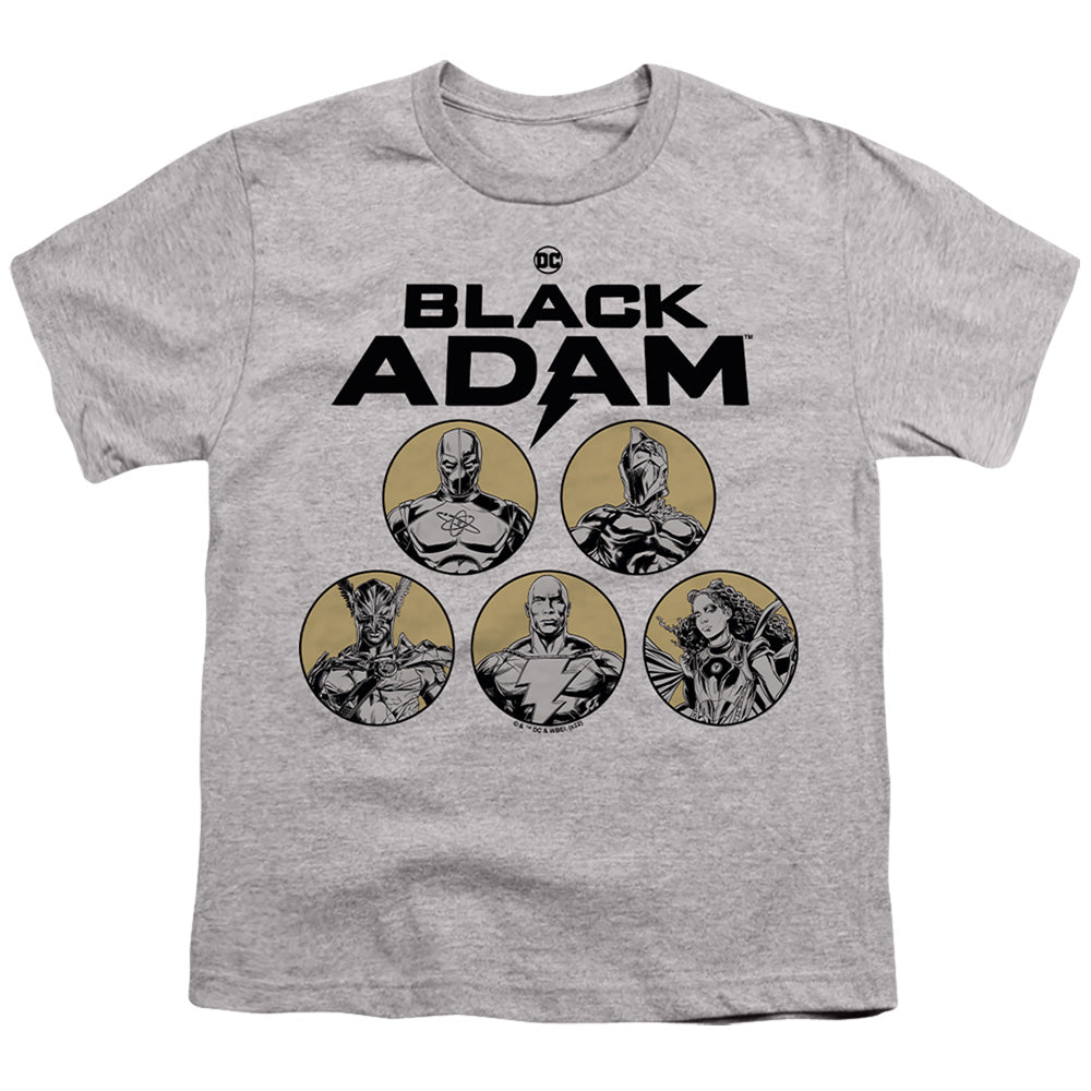 BLACK ADAM : BLACK ADAM CONTRAST GROUP S\S YOUTH 18\1 Athletic Heather MD