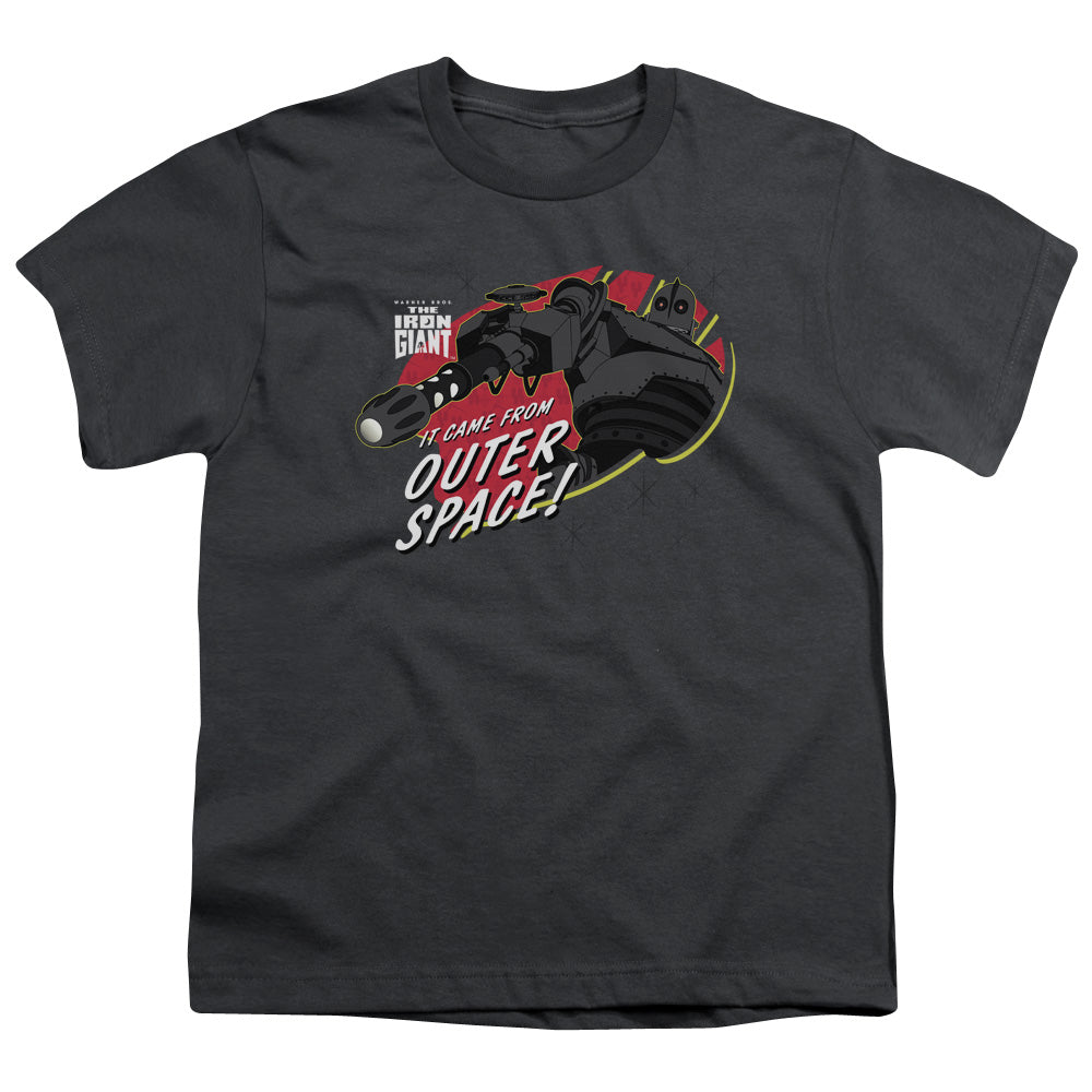 IRON GIANT : OUTER SPACE S\S YOUTH 18\1 CHARCOAL XS
