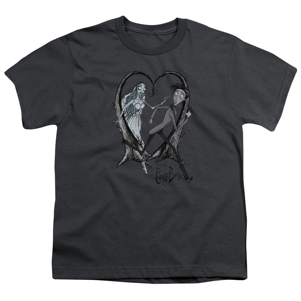 CORPSE BRIDE : RUNAWAY GROOM S\S YOUTH 18\1 CHARCOAL XL