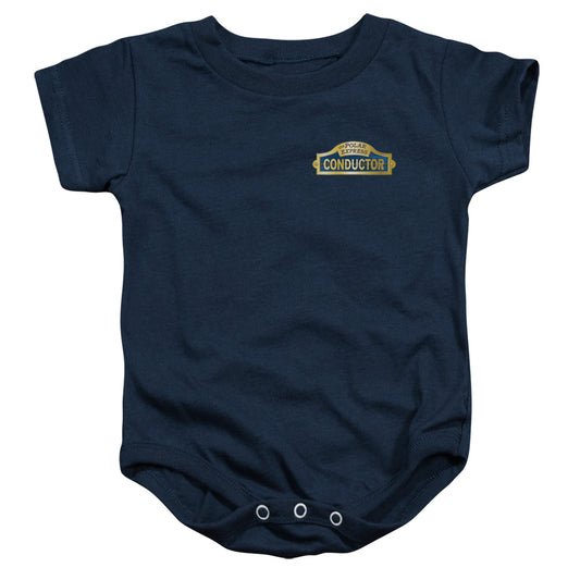 POLAR EXPRESS : CONDUCTOR INFANT SNAPSUIT NAVY LG (18 Mo)
