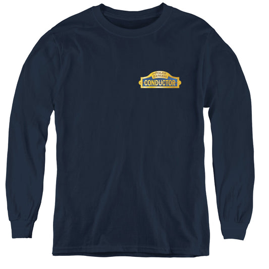 POLAR EXPRESS : CONDUCTOR L\S YOUTH NAVY XL