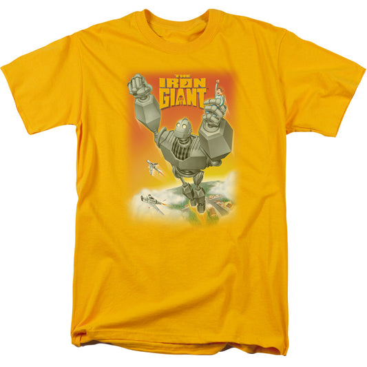 IRON GIANT : FLY AWAY S\S ADULT 18\1 Gold XL