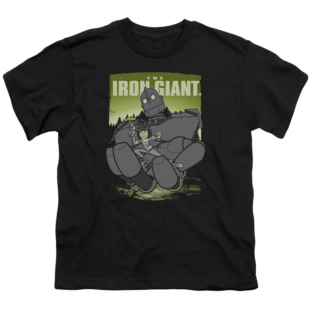 IRON GIANT : HELPING HAND S\S YOUTH 18\1 Black LG