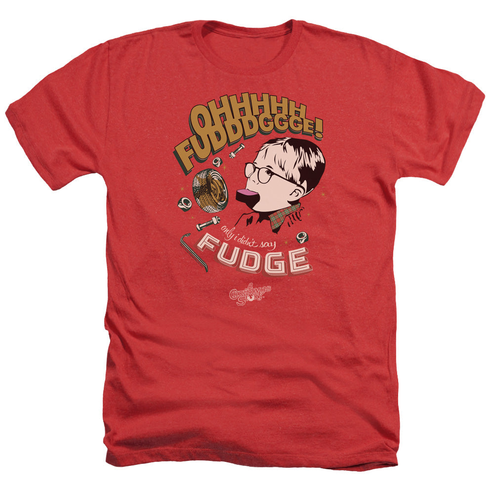 A CHRISTMAS STORY : FUDGE ADULT HEATHER Red 2X