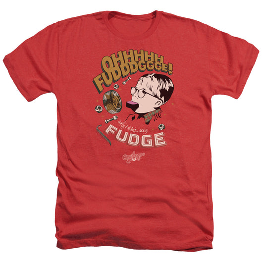 A CHRISTMAS STORY : FUDGE ADULT HEATHER Red 2X