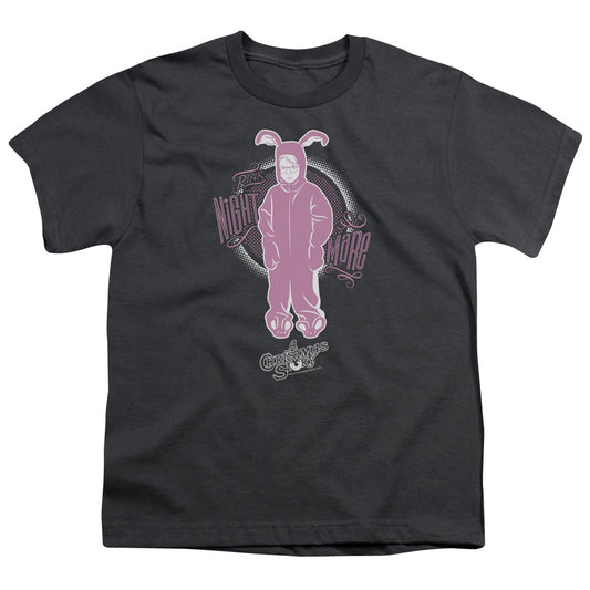 A CHRISTMAS STORY : PINK NIGHTMARE S\S YOUTH 18\1 Charcoal XL