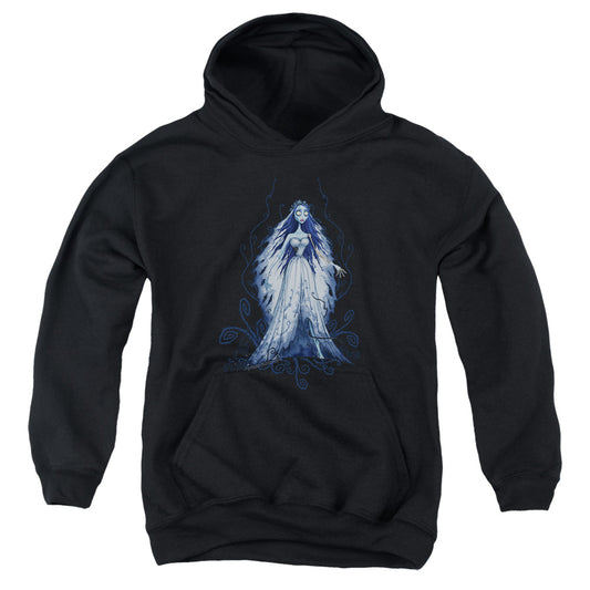 CORPSE BRIDE : VINES YOUTH PULL OVER HOODIE Black LG