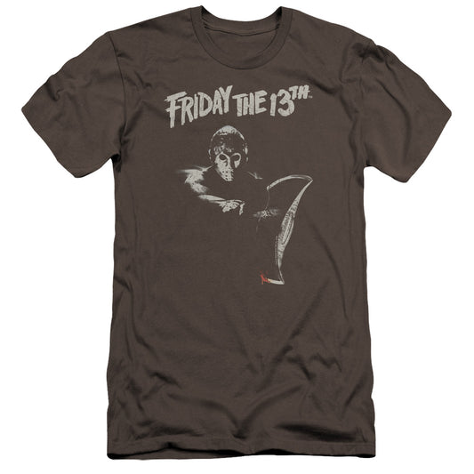 FRIDAY THE 13TH : AX PREMIUM CANVAS ADULT SLIM FIT 30\1 Charcoal 2X