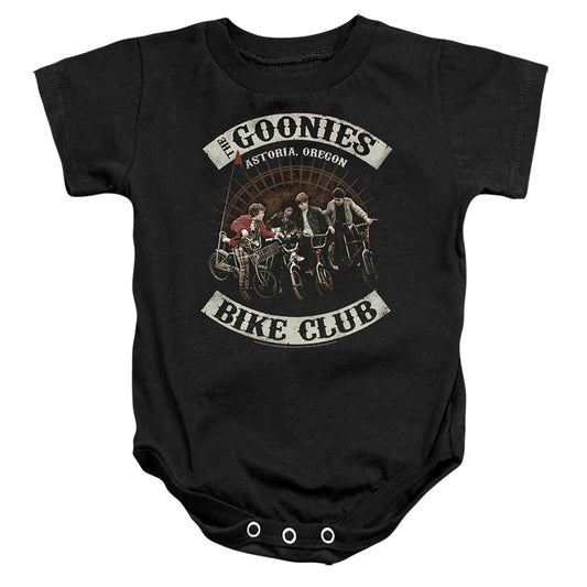 THE GOONIES : BIKE CLUB INFANT SNAPSUIT Black XL (24 Mo)