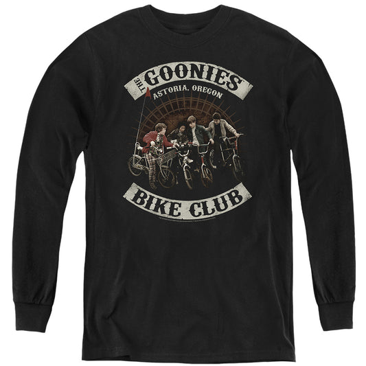 THE GOONIES : BIKE CLUB L\S YOUTH Black LG