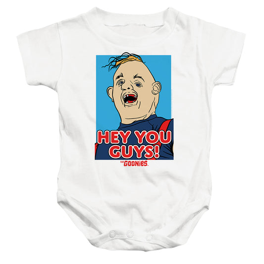 THE GOONIES : SLOTH HEY YOU GUYS INFANT SNAPSUIT White LG (18 Mo)