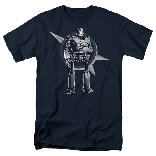 IRON GIANT : A BOY AND HIS ROBOT S\S ADULT 18\1 Navy 2X