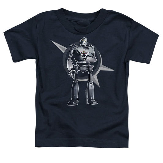 IRON GIANT : A BOY AND HIS ROBOT S\S TODDLER TEE Navy LG (4T)