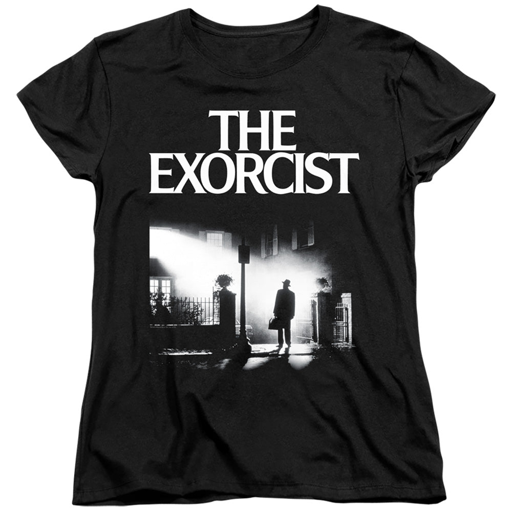 THE EXORCIST : POSTER WOMENS SHORT SLEEVE Black MD