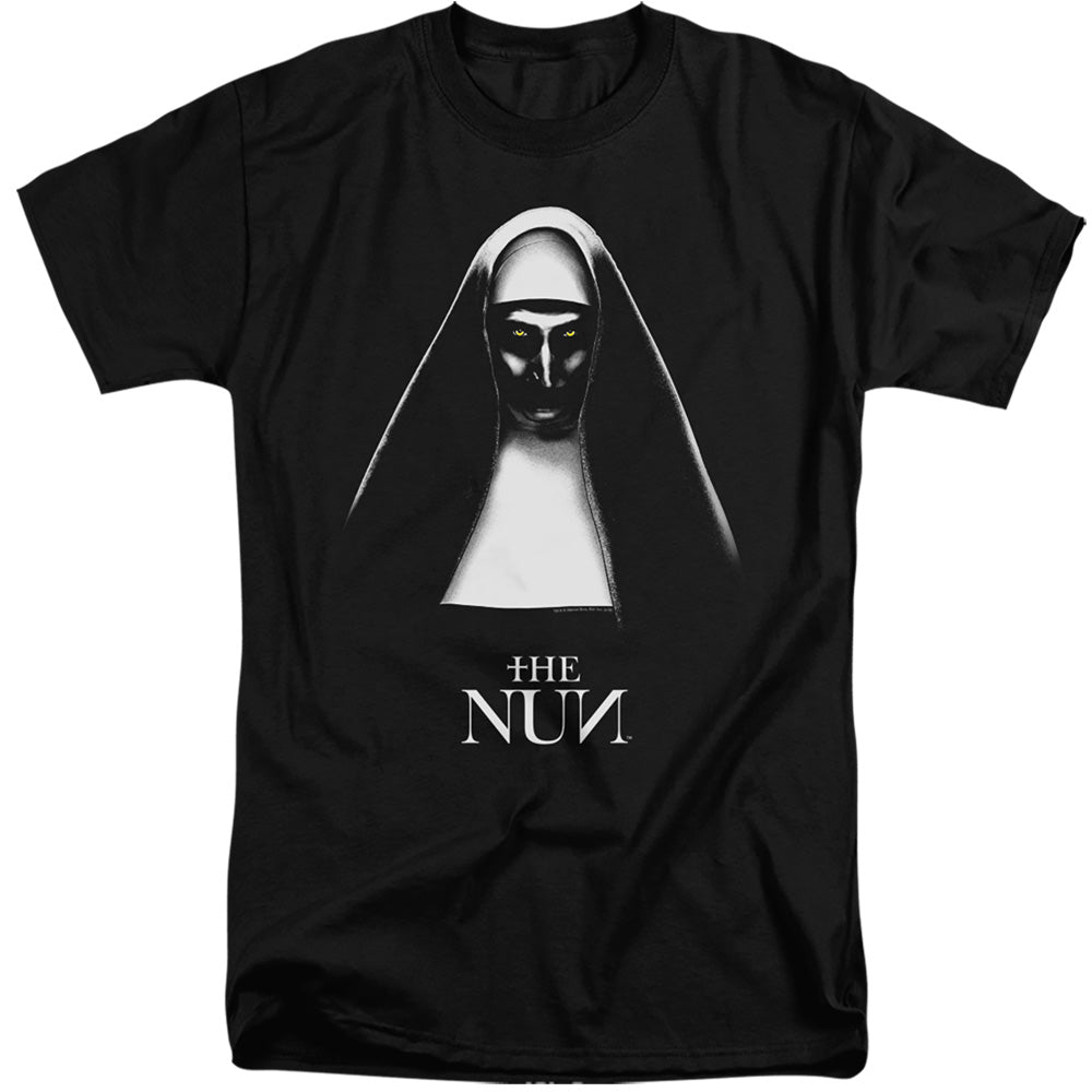 THE NUN : THE NUN ADULT TALL FIT SHORT SLEEVE Black XL