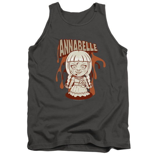 ANNABELLE : ANNABELLE ILLUSTRATION ADULT TANK Charcoal SM