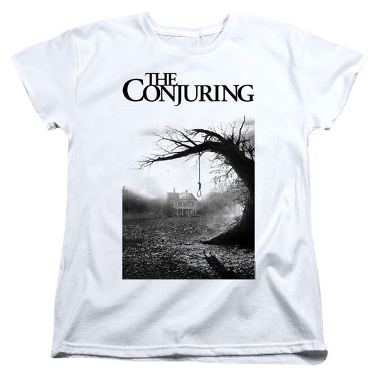 THE CONJURING : POSTER WOMENS SHORT SLEEVE White 2X