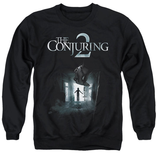 THE CONJURING 2 : POSTER ADULT CREW SWEAT Black LG