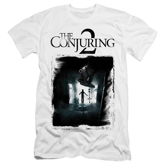 THE CONJURING 2 : POSTER  PREMIUM CANVAS ADULT SLIM FIT 30\1 White 2X