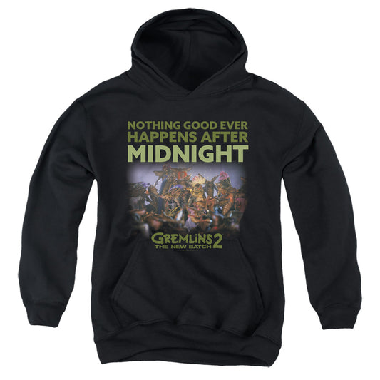 GREMLINS 2 : AFTER MIDNIGHT YOUTH PULL OVER HOODIE Black LG
