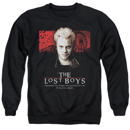 THE LOST BOYS : BE ONE OF US ADULT CREW SWEAT Black LG