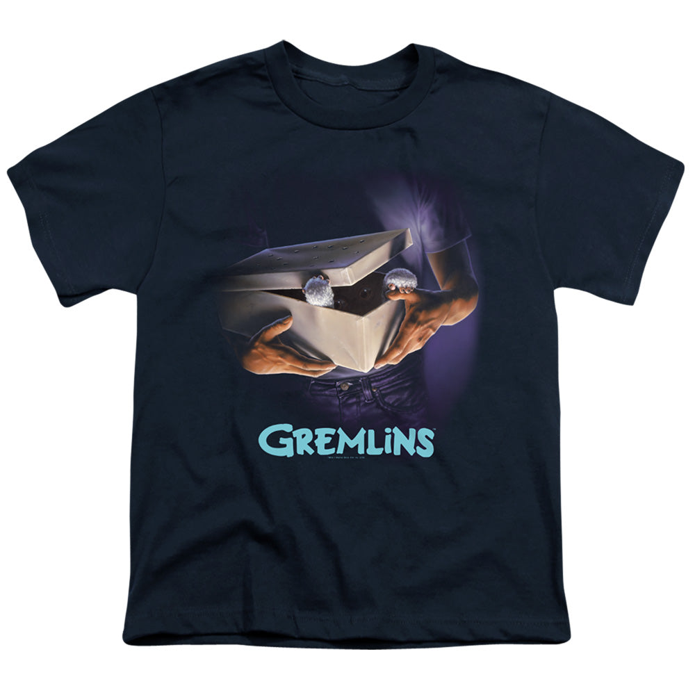 GREMLINS : ORIGINAL POSTER S\S YOUTH 18\1 Navy XS