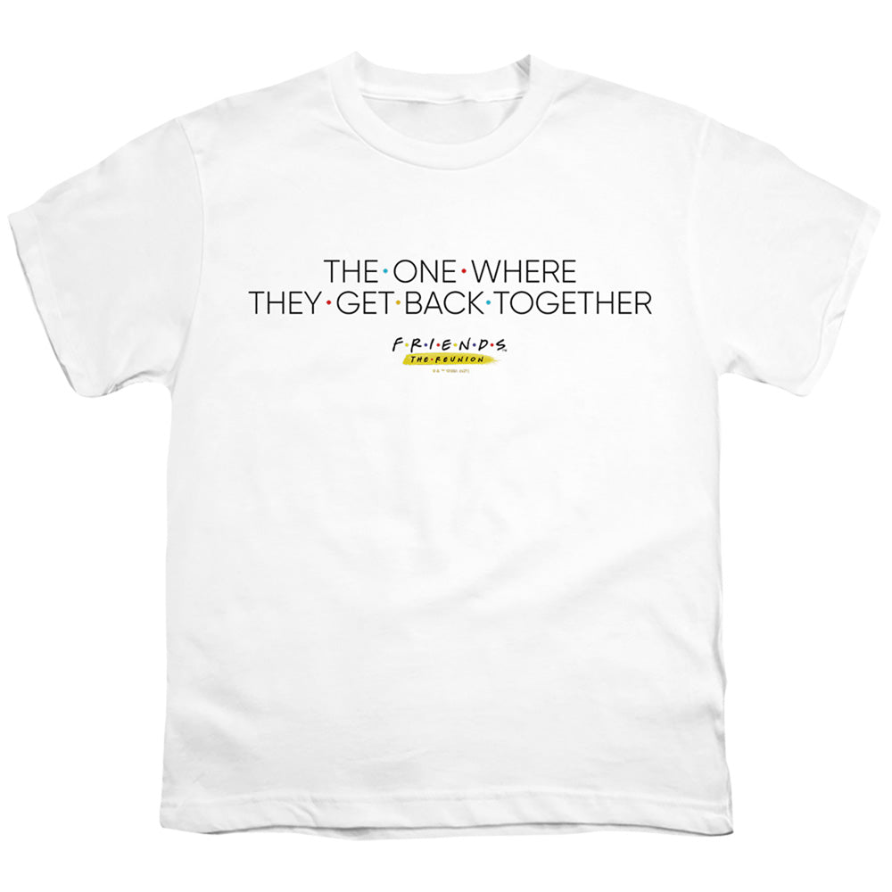 FRIENDS : THE ONE WITH REUNION S\S YOUTH 18\1 White XL