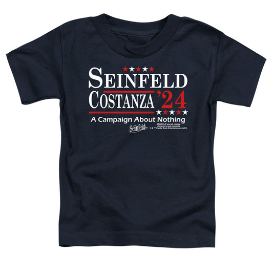 SEINFELD : ELECTION TEE S\S TODDLER TEE Navy SM (2T)