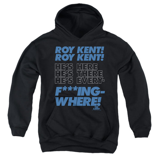 TED LASSO : ROY KENT CHANT YOUTH PULL OVER HOODIE Black XL