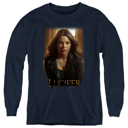 LUCIFER : LUCIFER THE DETECTIVE L\S YOUTH Navy XL