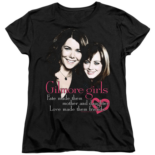 GILMORE GIRLS : TITLE S\S WOMENS TEE BLACK MD