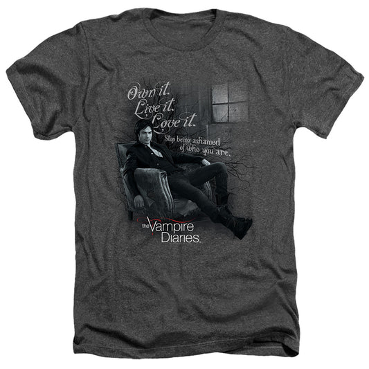 VAMPIRE DIARIES : BE YOURSELF ADULT HEATHER CHARCOAL SM