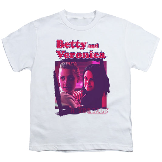 RIVERDALE : BETTY AND VERONICA S\S YOUTH 18\1 White XL