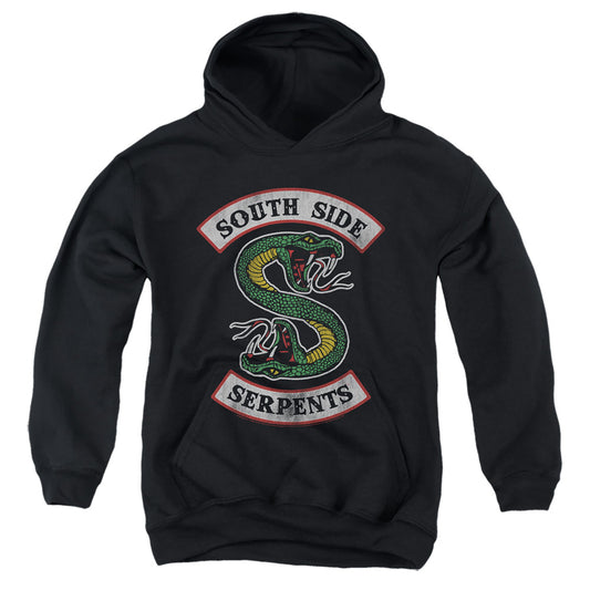 RIVERDALE : SOUTH SIDE SERPENT YOUTH PULL OVER HOODIE Black LG