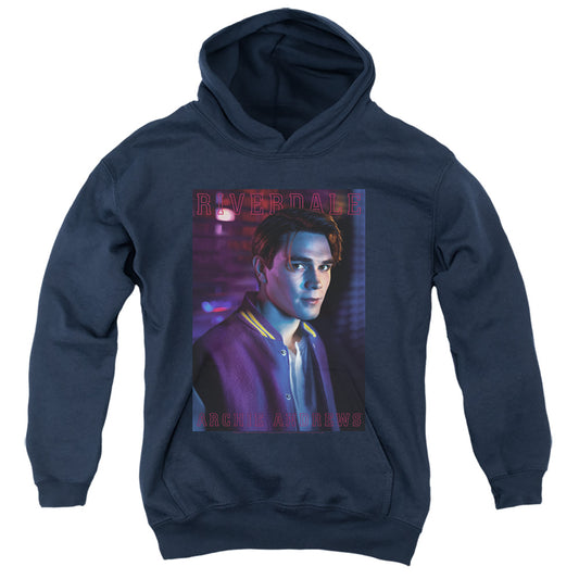 RIVERDALE : ARCHIE ANDREWS YOUTH PULL OVER HOODIE Navy LG