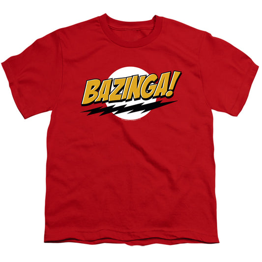 BIG BANG THEORY : BAZINGA S\S YOUTH 18\1 Red LG