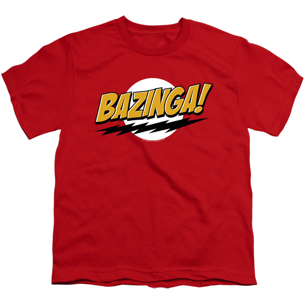 BIG BANG THEORY : BAZINGA S\S YOUTH 18\1 Red XS