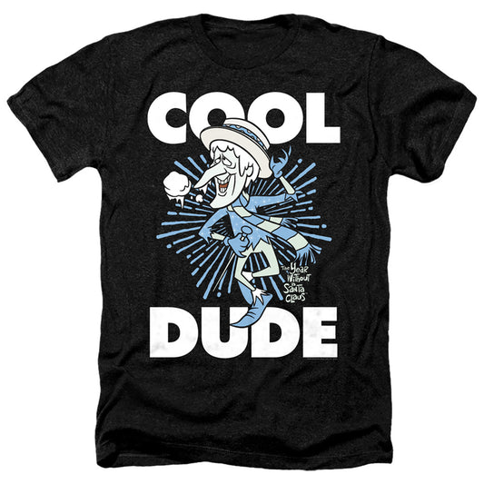 THE YEAR WITHOUT A SANTA CLAUS : COOL DUDE ADULT HEATHER Black 2X